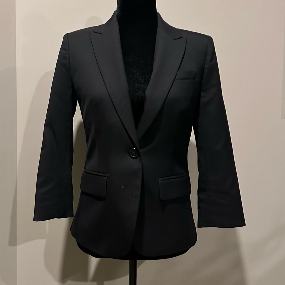 J.Crew Super 120’s Black Blazer - Picture 3 of 6